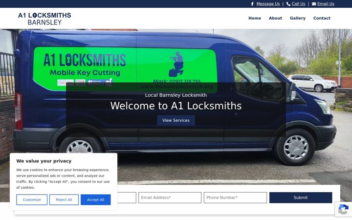 Screenshot of barnsleylocksmith.org