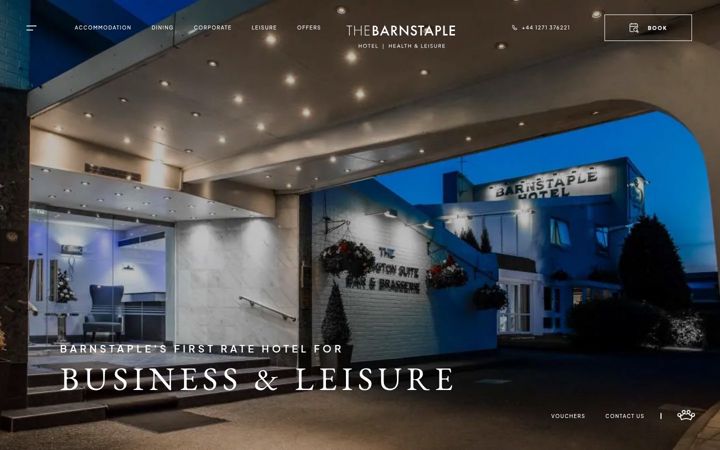 Screenshot of barnstaplehotel.co.uk