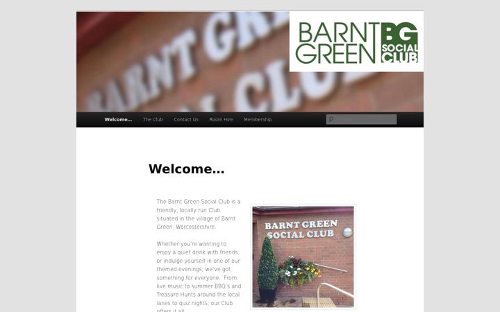 Screenshot of barntgreensocialclub.co.uk