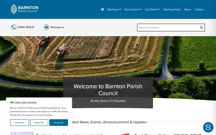 Screenshot of barnton-pc.gov.uk