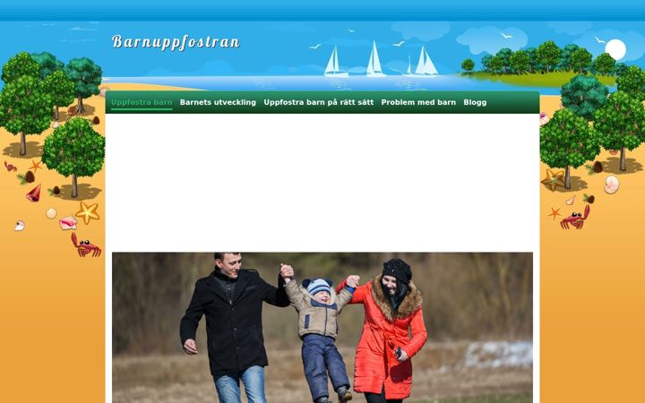 Screenshot of barnuppfostran.nu