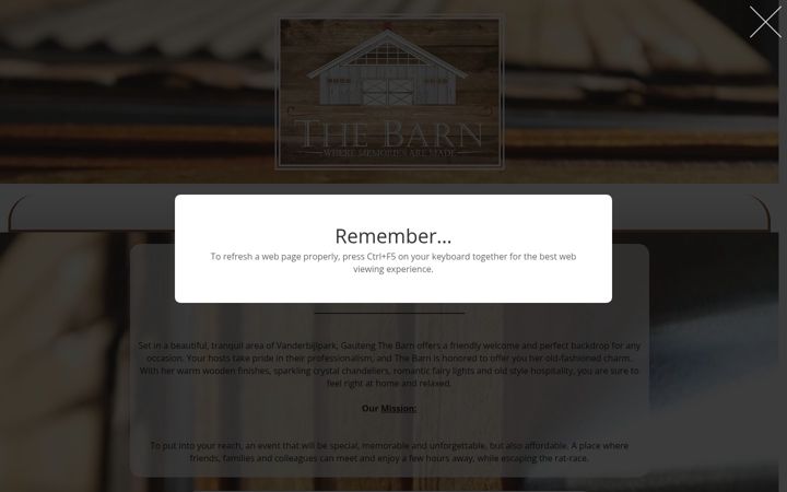 Screenshot di barnvaal.co.za
