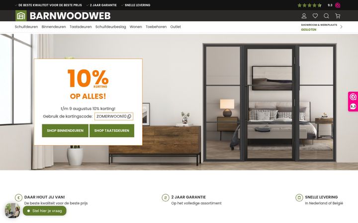 Screenshot of barnwoodweb.nl