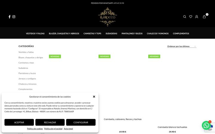 Screenshot of baroccobilbao.com