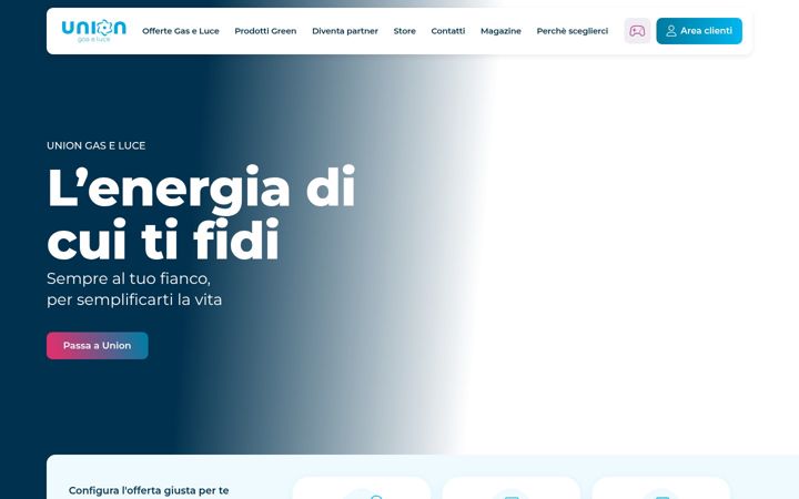 Screenshot of baroccolucegas.it