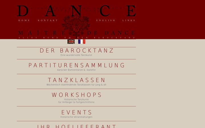 Screenshot of barocktanz.com