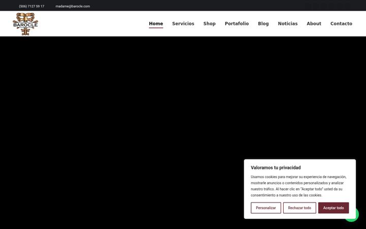 Screenshot of barocle.com