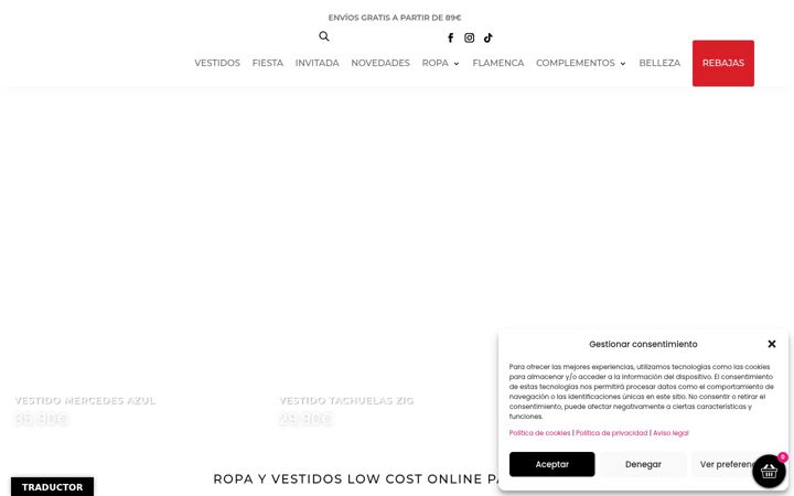 Screenshot of barocsshop.com