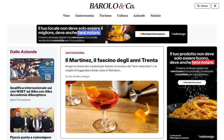 Screenshot of baroloeco.it