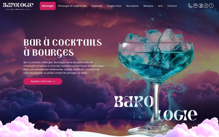 Screenshot of barologie.fr