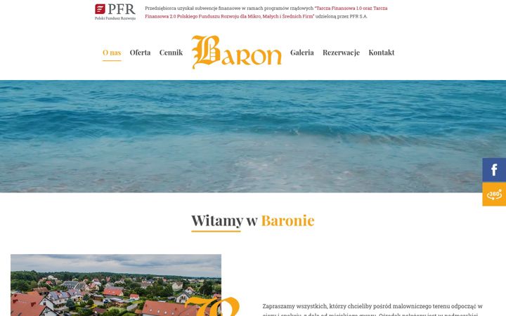Screenshot von baron-pensjonat.pl