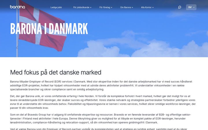 Screenshot of barona.dk