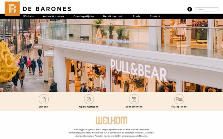Screenshot of barones.nl