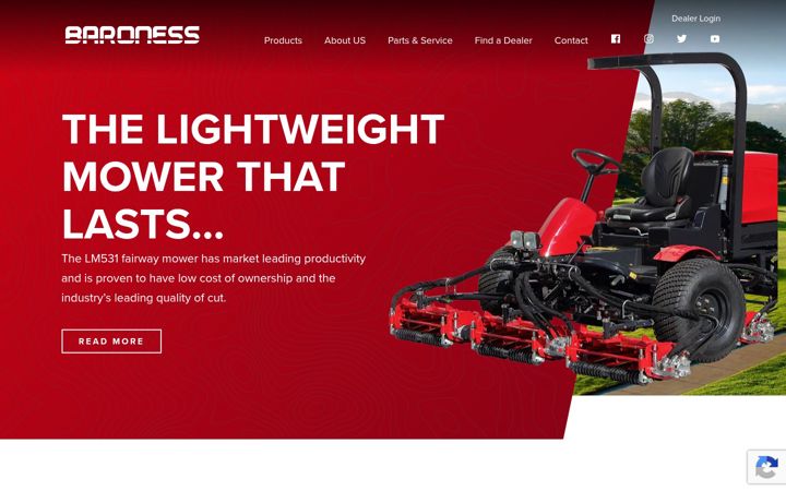 Screenshot of baroness.us