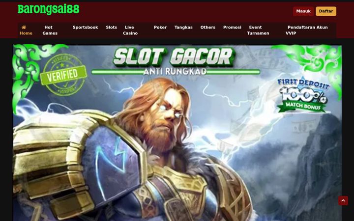 Screenshot of barongsai88.com