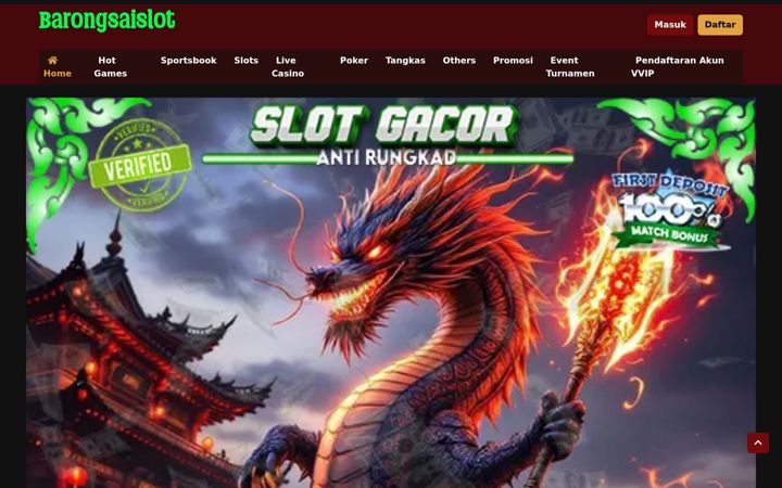 Screenshot of barongsaislot.com