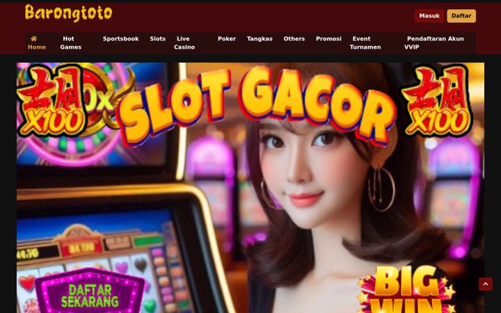Screenshot of barongtoto.net
