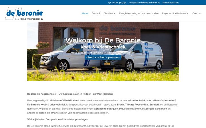 Zrzut ekranu baroniekoeltechniek.nl