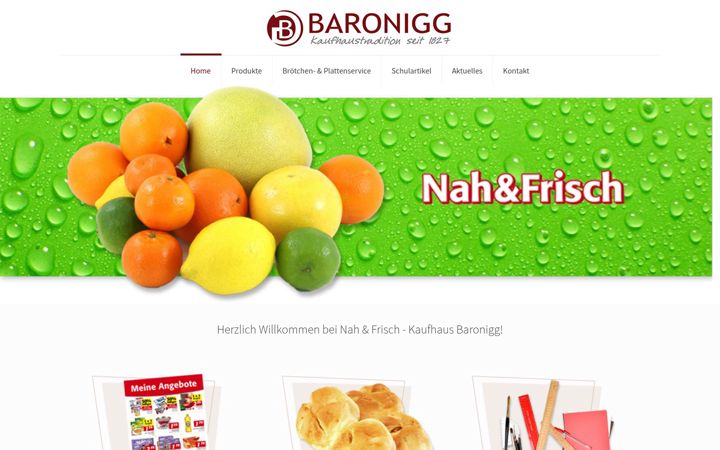 Screenshot of baronigg.at