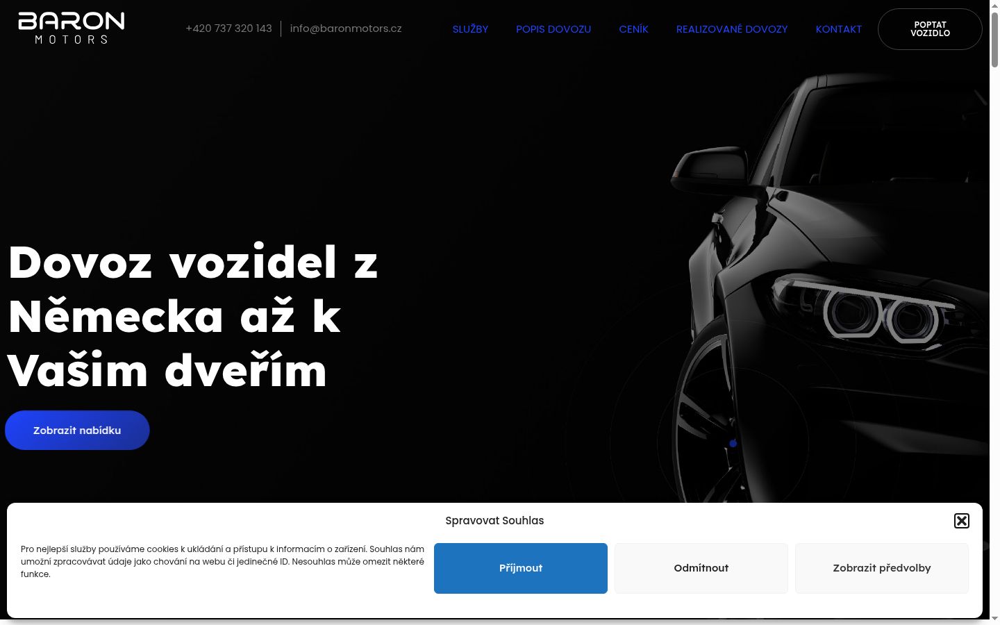 Screenshot tal-banner tal-kunsens muri qabel kwalunkwe interazzjoni