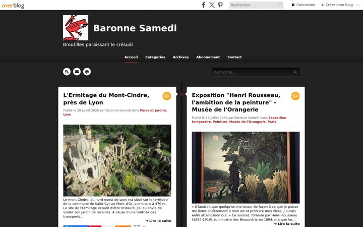 Screenshot of baronnesamedi.com