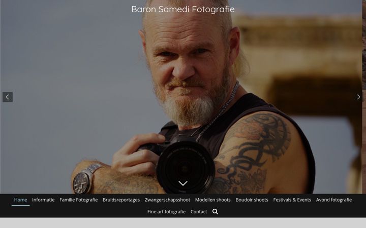 Screenshot of baronsamedi.nl