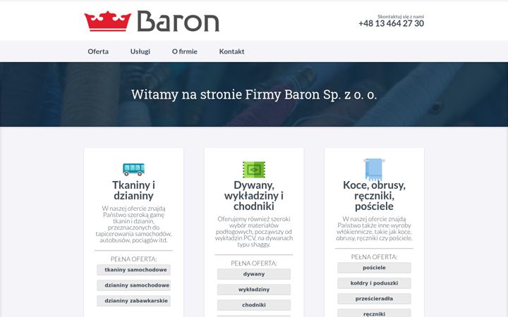 Screenshot von baronsanok.pl