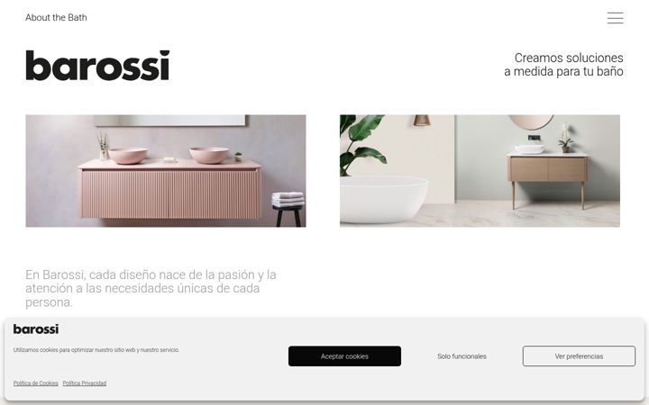 Screenshot of barossi.es