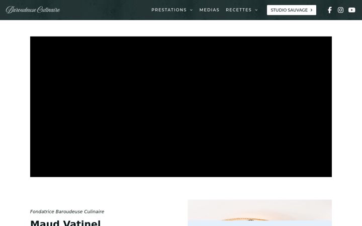 Screenshot ta' baroudeuseculinaire.fr