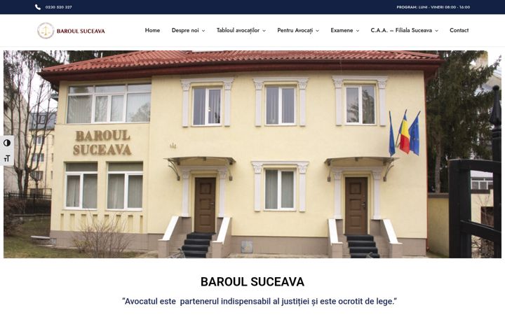 Képernyőkép: baroul-suceava.ro