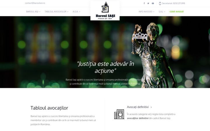 Screenshot of barouliasi.ro