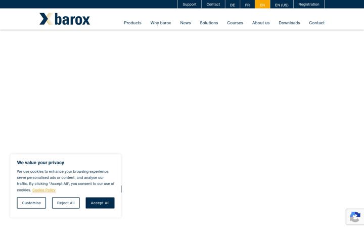 Screenshot of barox.ch