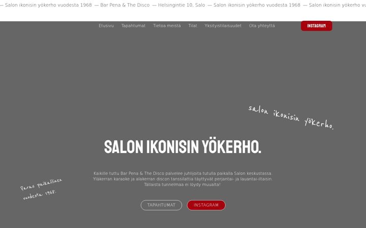 Screenshot of barpena.fi