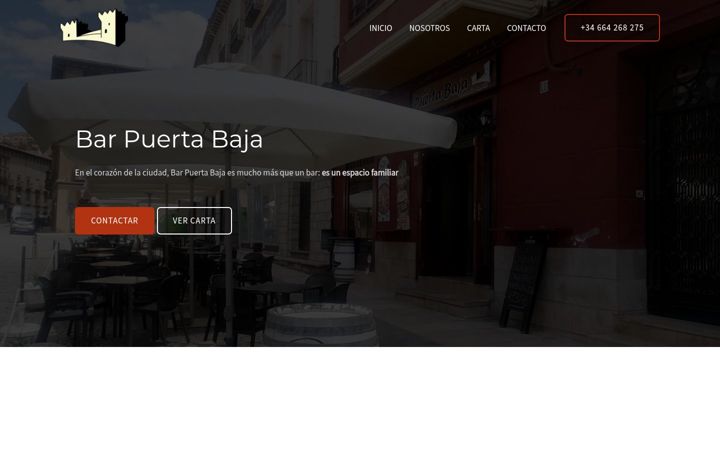 Screenshot of barpuertabaja.es