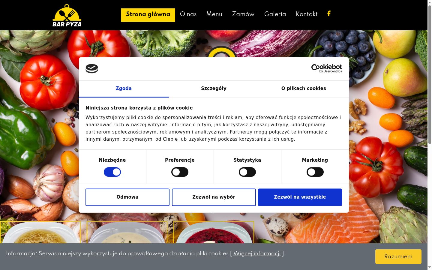 Sutikimo reklamjuostės, rodytos prieš bet kokią sąveiką, ekrano kopija