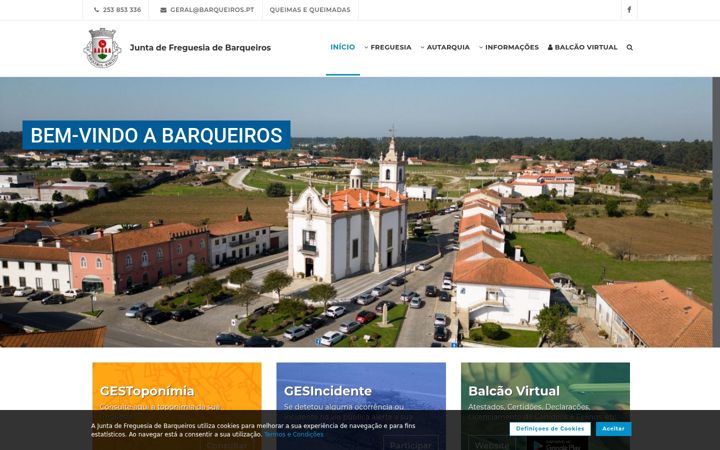 Screenshot of barqueiros.pt