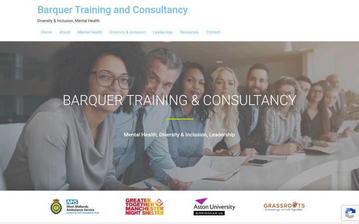 Screenshot of barquertrainingconsultancy.co.uk