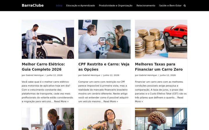Screenshot of barraclube.com.br