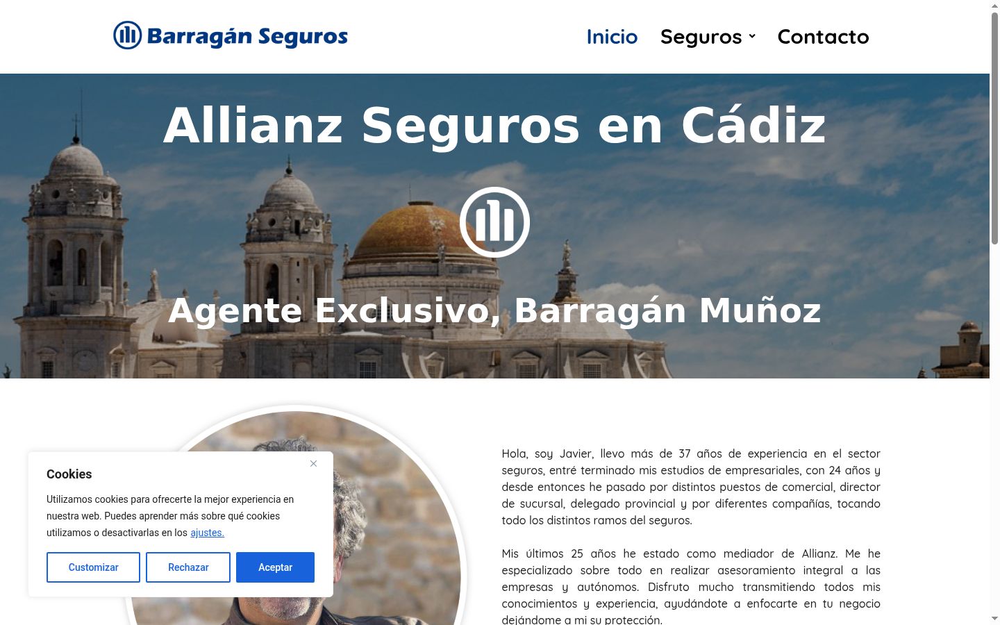 Screenshot tal-banner tal-kunsens muri qabel kwalunkwe interazzjoni