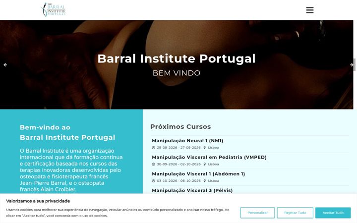 Screenshot of barralinstitute.pt