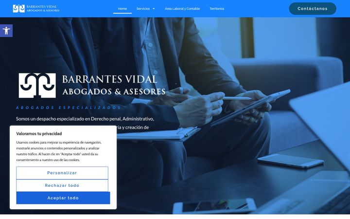 Screenshot of barrantesvidal.es