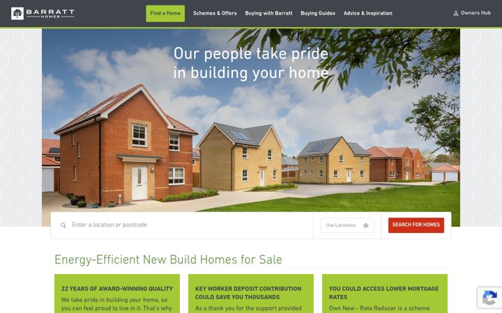 Екранна снимка на barratthomes.co.uk