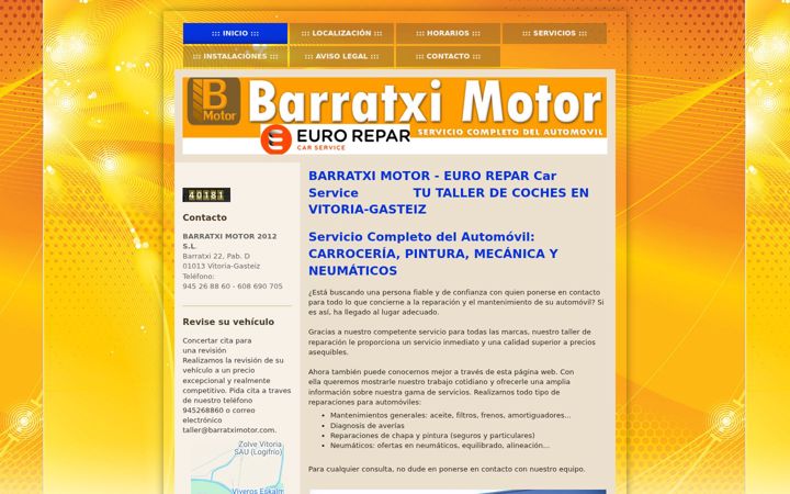 Screenshot of barratximotor.com