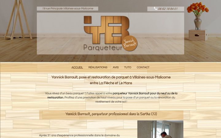 Screenshot of barraultyannick.fr