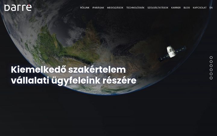 Screenshot of barre.hu