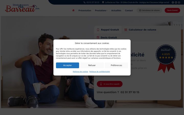 Screenshot ta' barreau-demenagements.fr