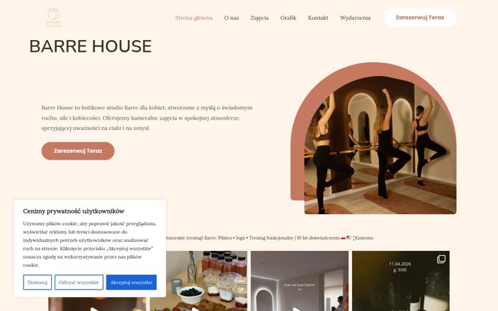 Screenshot von barrehouse.pl