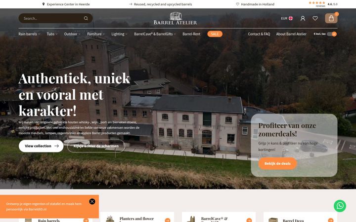 Screenshot of barrelatelier.nl