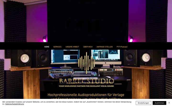 Screenshot of barrelstudio.de