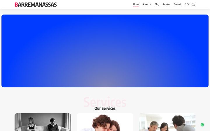 Screenshot of barremanassas.com